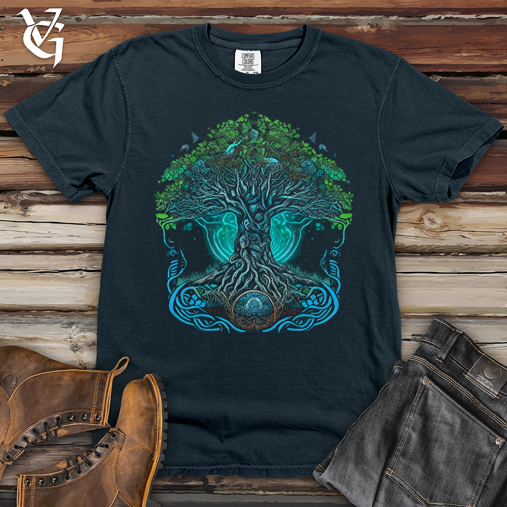 Viking Goods Yggdrasil Spirit Heavy Cotton Comfort Colors Tee Denim / L