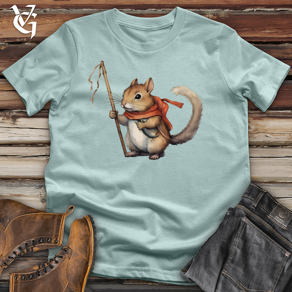 Viking Goods Accomplished Squirrel Cotton Tee Dusty Blue / L