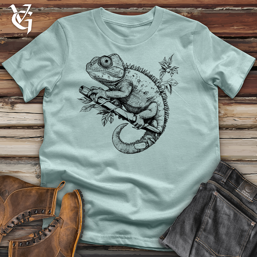 Viking Goods Chameleons Cotton Tee Dusty Blue / L