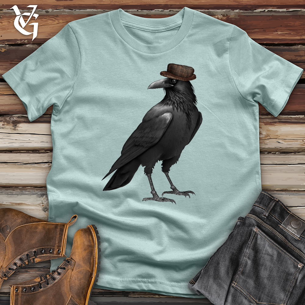 Viking Goods Crow Cap Cotton Tee Dusty Blue / L