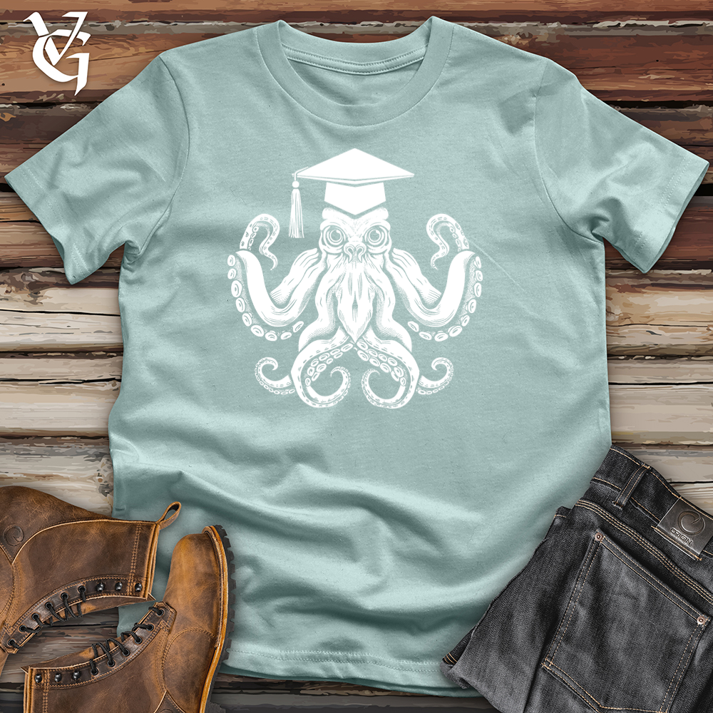 Viking Goods Intellectual Octopus Achievement Cotton Tee Dusty Blue / L