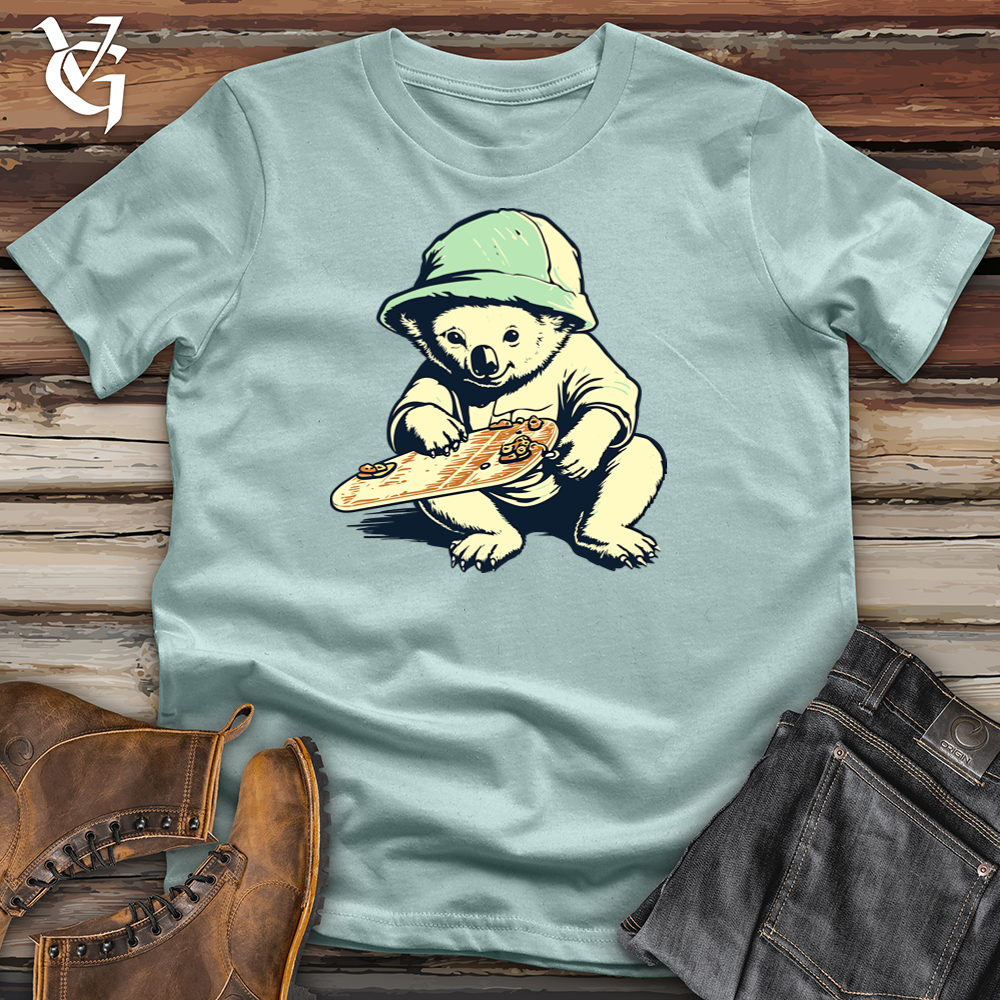 Viking Goods Radical Koala Skates Cotton Tee Dusty Blue / L