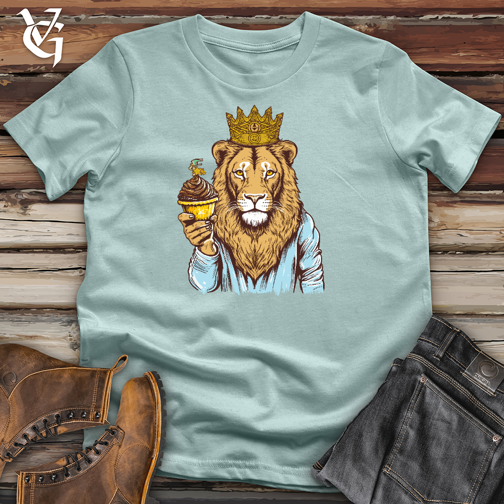 Viking Goods Royal Cupcake King Cotton Tee Dusty Blue / L