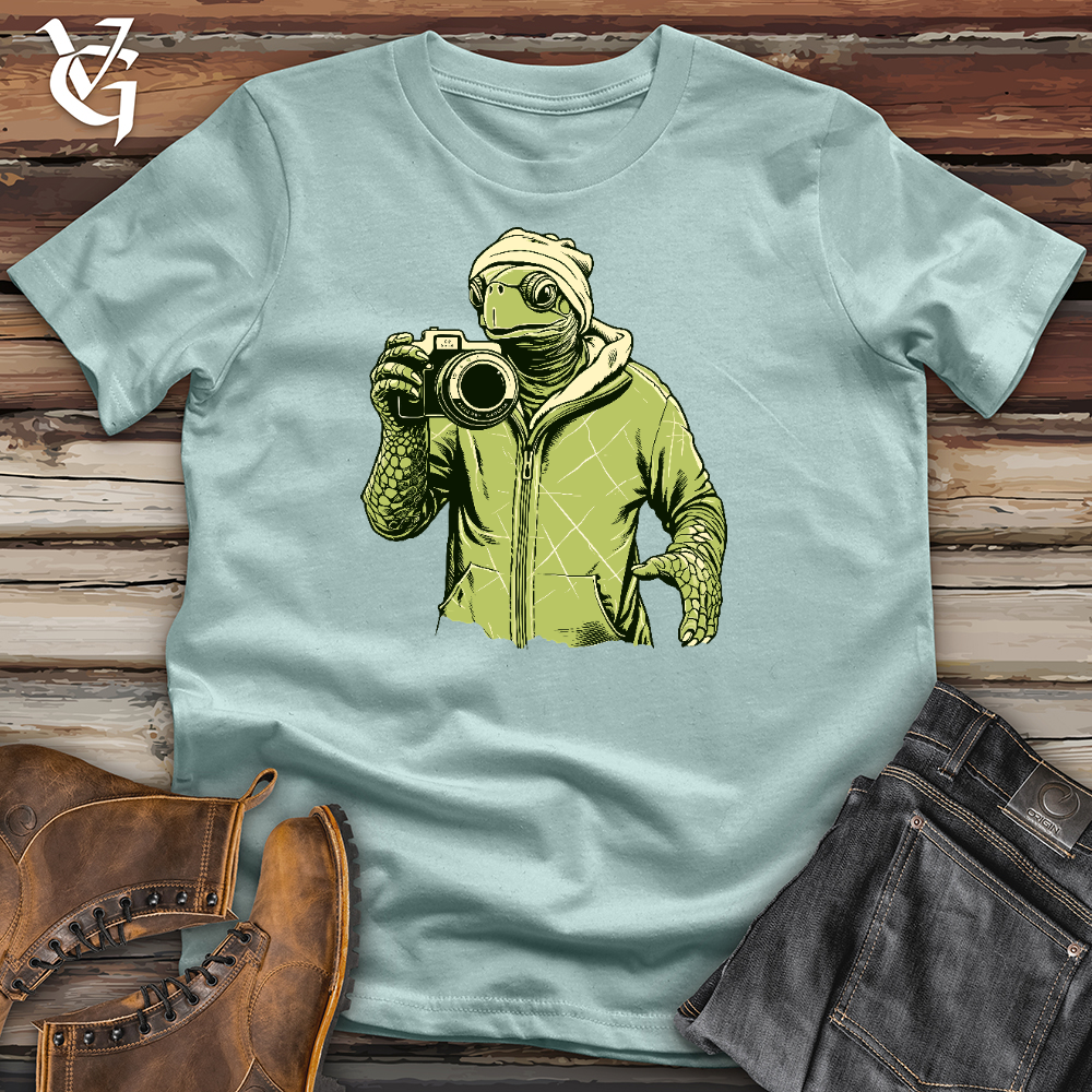 Viking Goods Shell Shutter Cotton Tee Dusty Blue / L