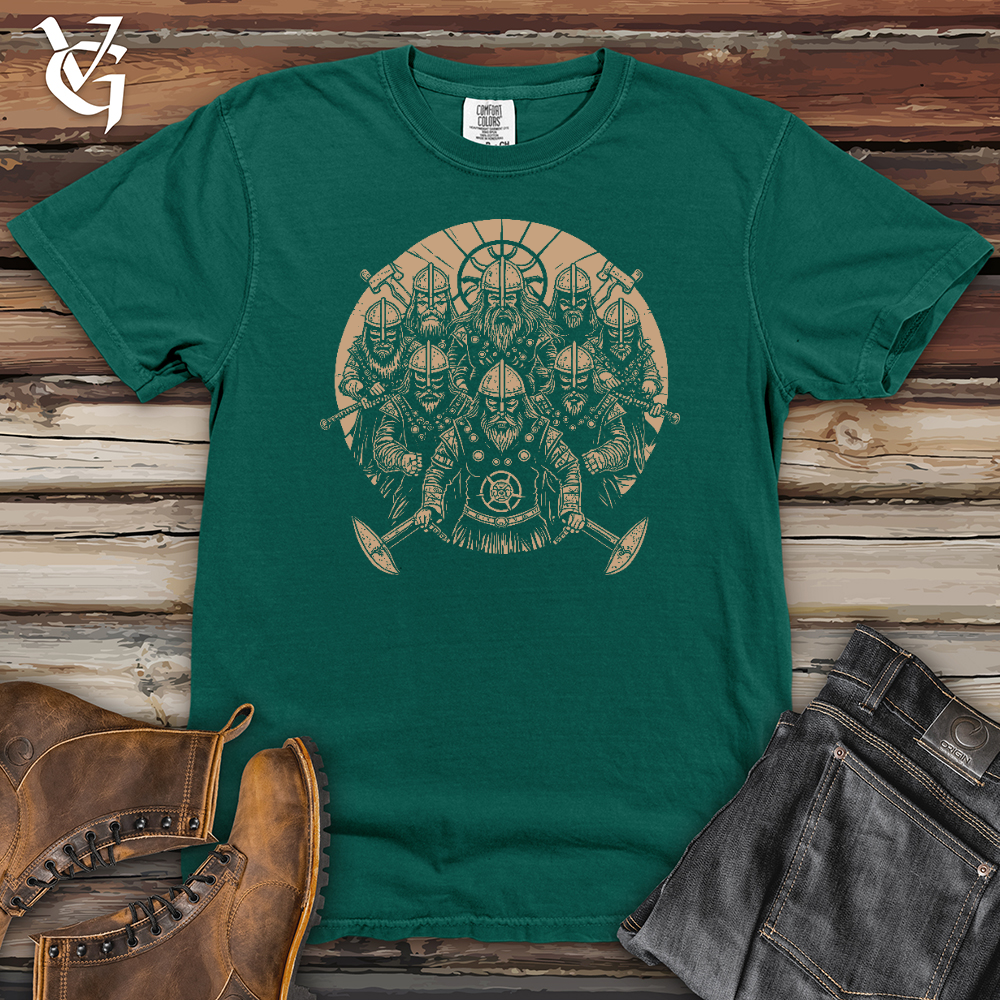 Viking Goods A Gang of Stern Vikings Heavy Cotton Comfort Colors Tee Emerald / L