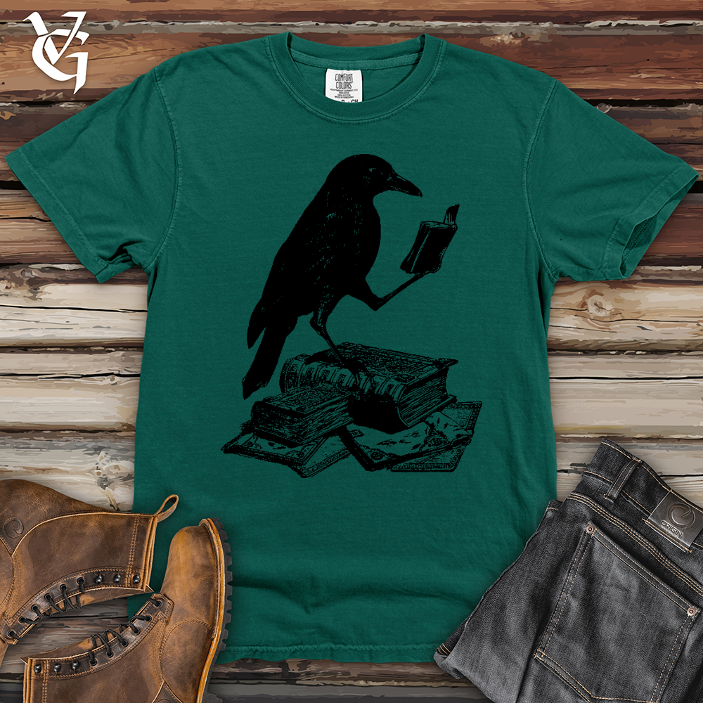 Viking Goods A Little Light Reading Heavy Cotton Comfort Colors Tee Emerald / L