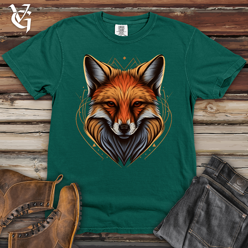 Viking Goods Cunning Fox Heavy Cotton Comfort Colors Tee Emerald / L
