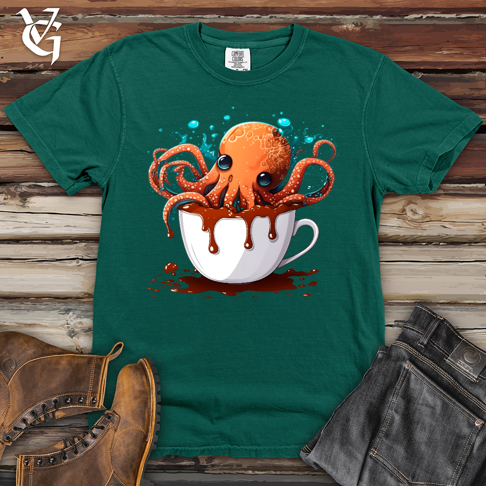 Viking Goods Octosplash Heavy Cotton Comfort Colors Tee Emerald / L