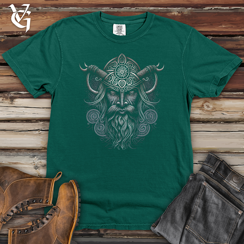 Viking Goods The Might of Norse Heavy Cotton Comfort Colors Tee Emerald / L