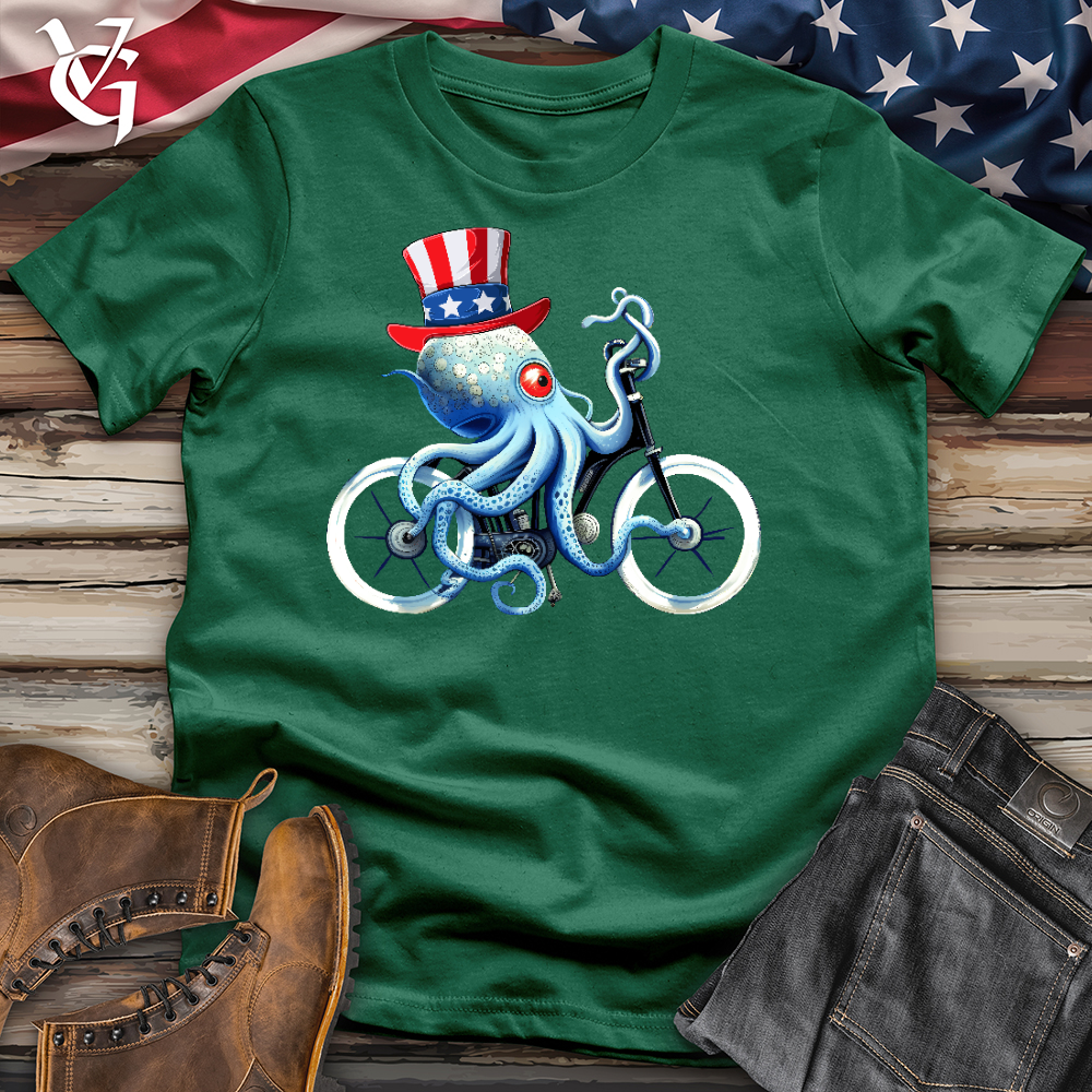 Viking Goods American Octobike Cotton Tee Evergreen / L