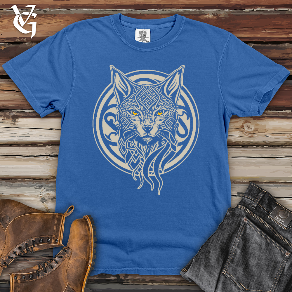 Viking Goods Lynx Heavy Cotton Comfort Colors Tee Flo Blue / L