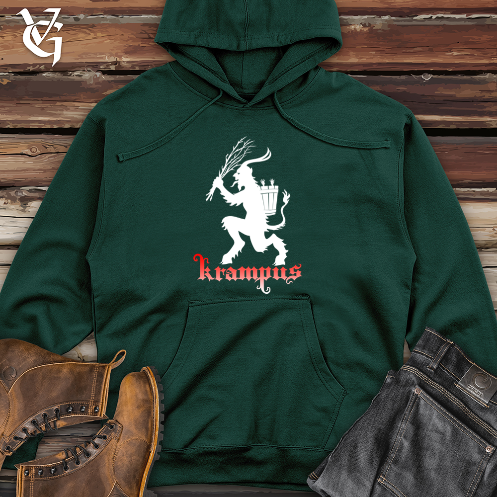 Viking Goods Krampus Midweight Hooded Sweatshirt Forest Green / L