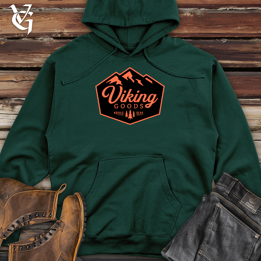 Viking Goods Viking Goods Gear Midweight Hooded Sweatshirt Forest Green / L