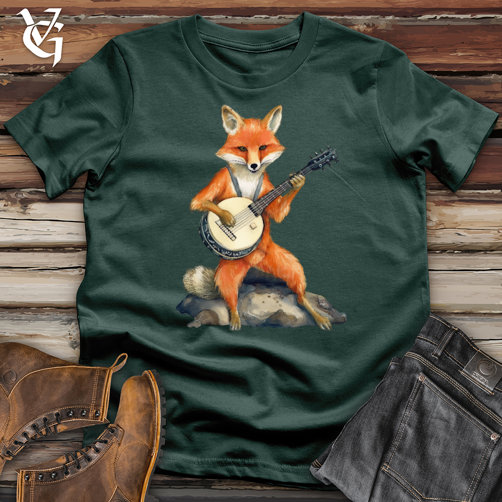 Viking Goods Banjo Fox Cotton Tee Forest / L