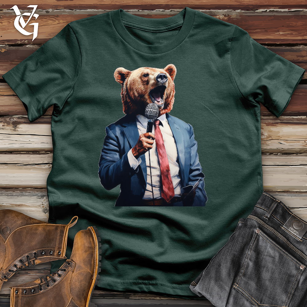 Viking Goods Charismatic Bear Speaker Cotton Tee Forest / L