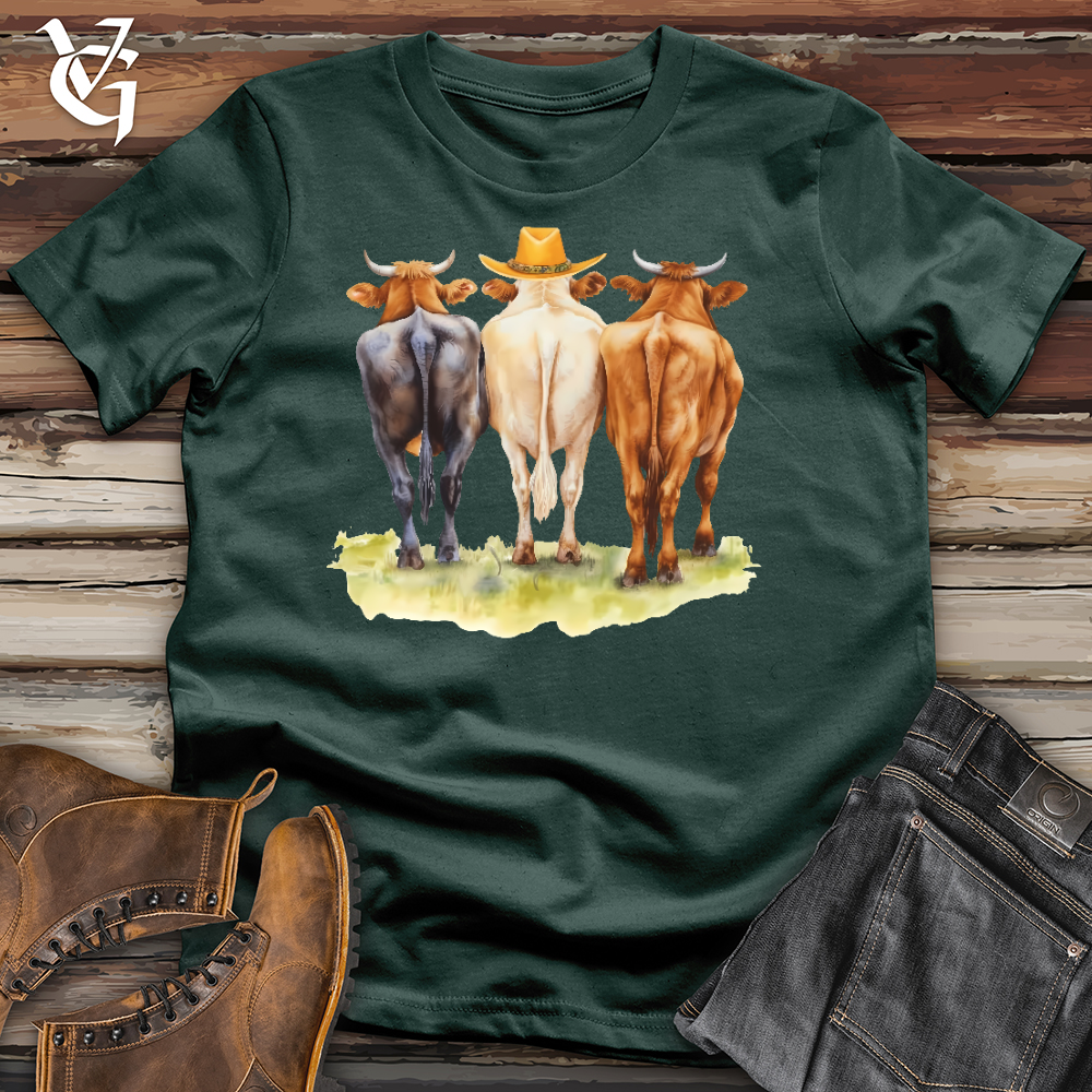 Viking Goods Cow Trio Cotton Tee Forest / L