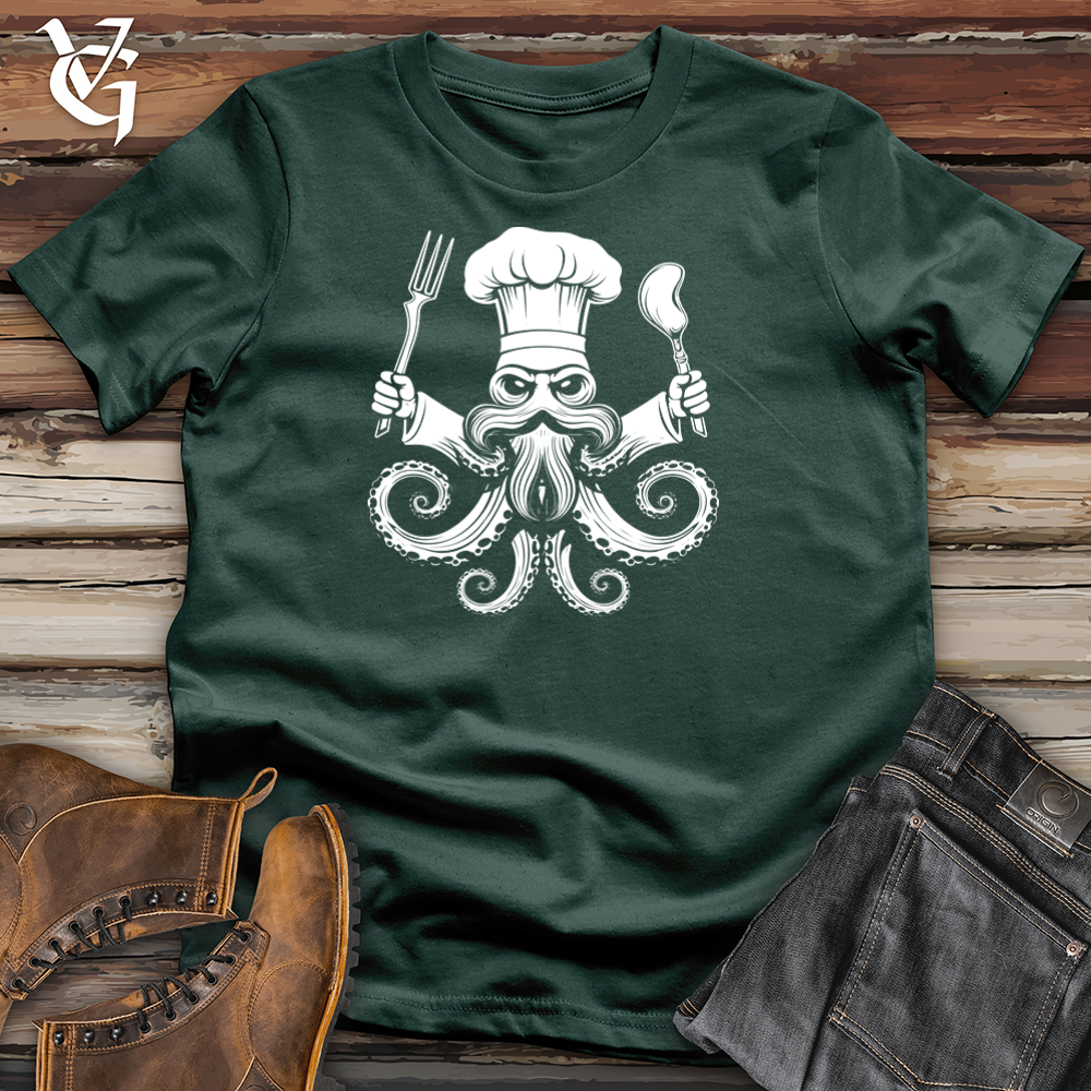 Viking Goods Culinary Cephalopod Master Cotton Tee Forest / L