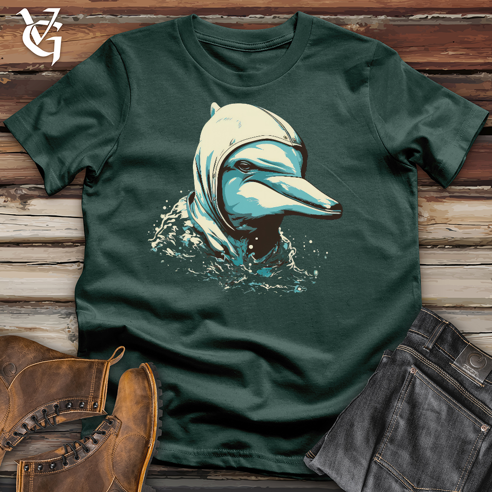 Viking Goods Dolphin Hoodie Cotton Tee Forest / L