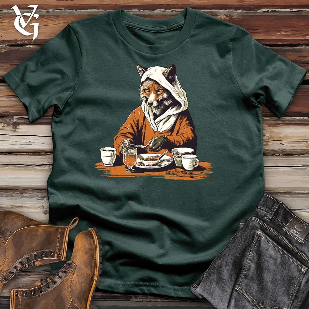Viking Goods Drinking Fox Cotton Tee Forest / L