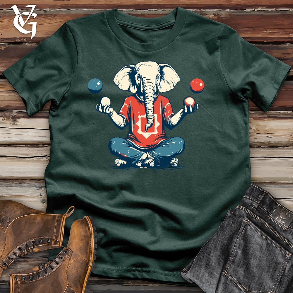 Viking Goods Elephant Playing Cotton Tee Forest / L