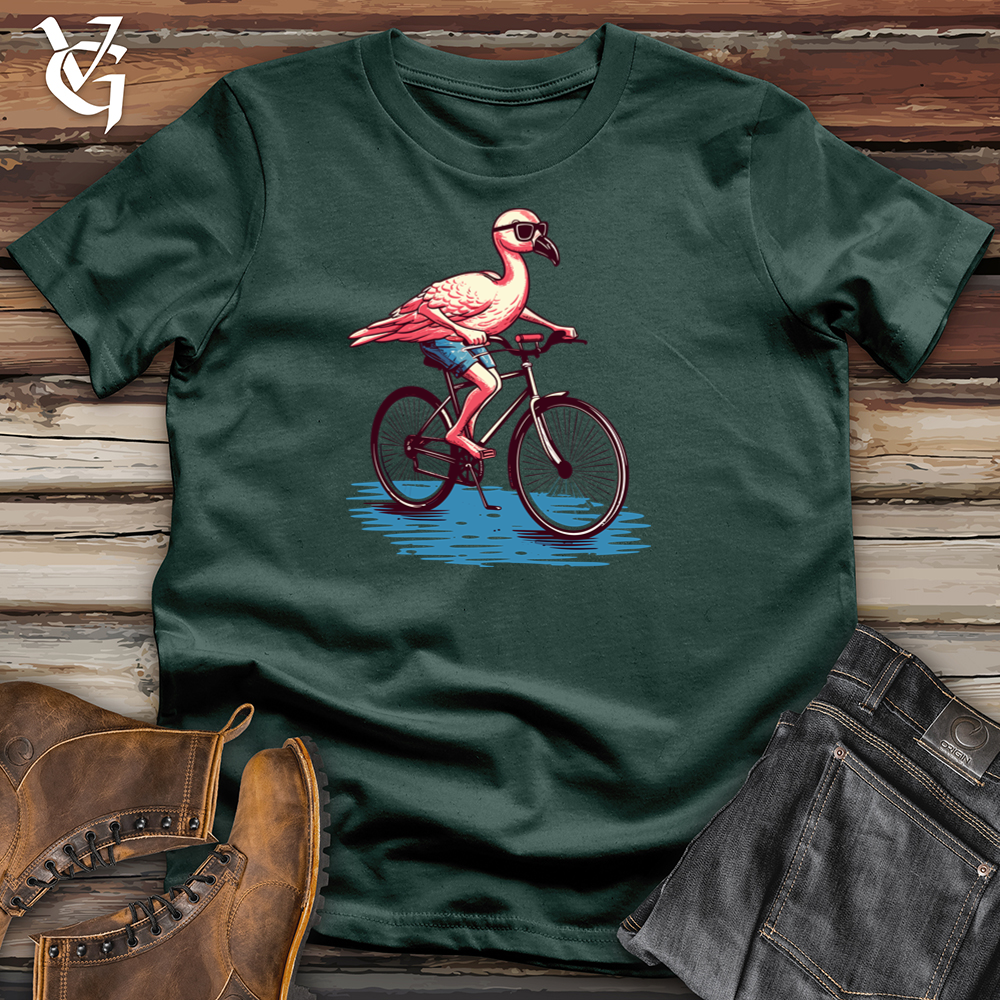 Viking Goods Flamingo Glide Ride Cotton Tee Forest / L