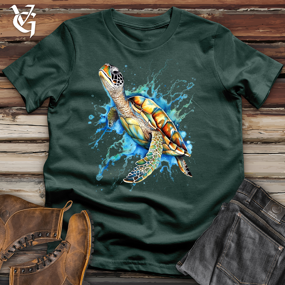 Viking Goods Fly Turtle Cotton Tee Forest / L