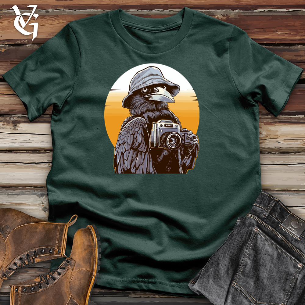 Viking Goods Flying Shutter Raven Cotton Tee Forest / L