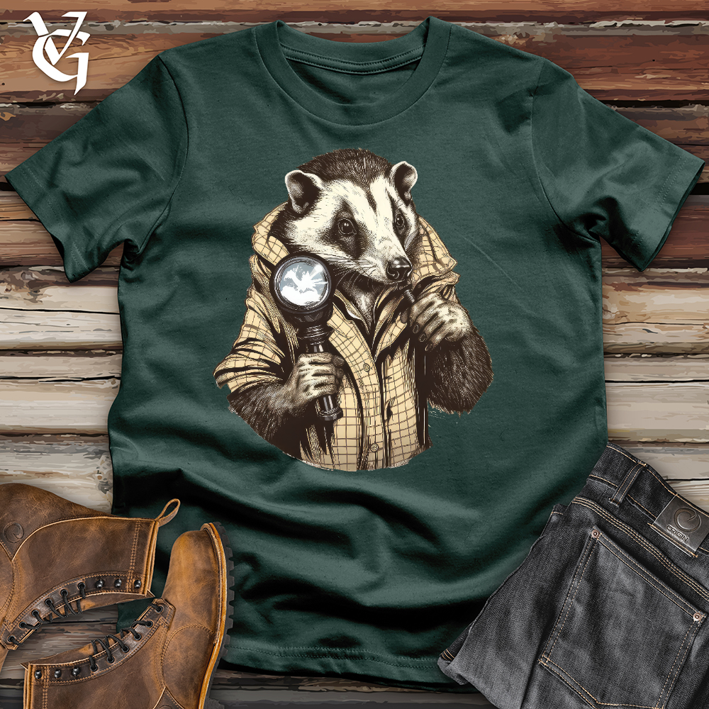 Viking Goods Inspector Badger Cotton Tee Forest / L