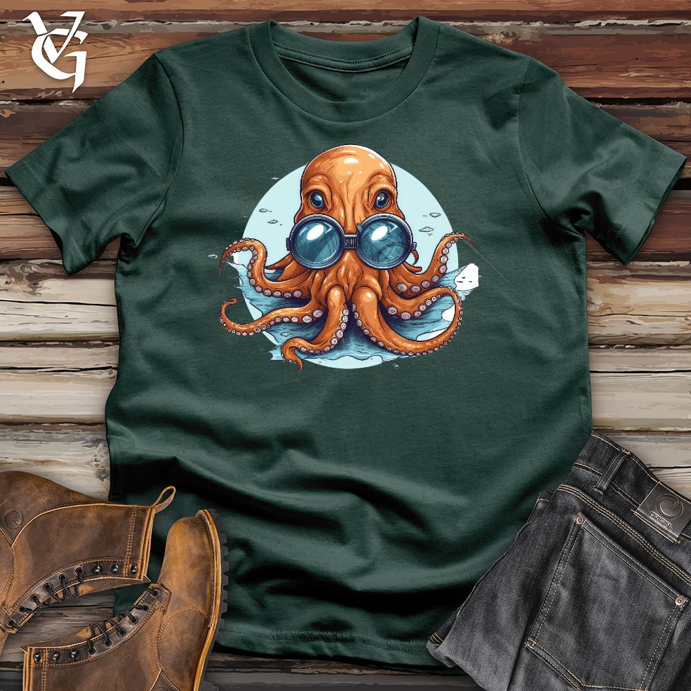 Viking Goods Inspector Octopus Cotton Tee Forest / L
