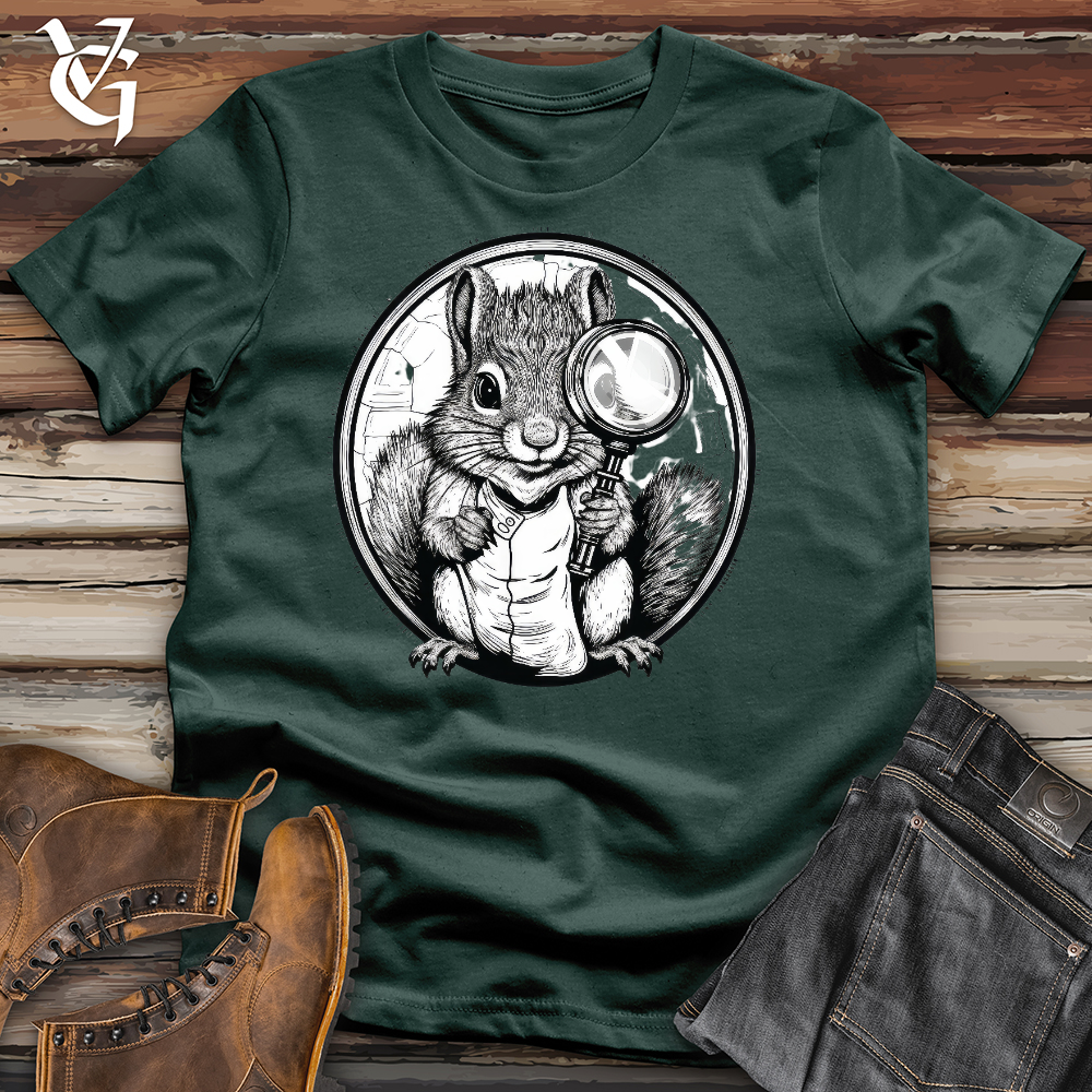 Viking Goods Inspector Squirrel Cotton Tee Forest / L