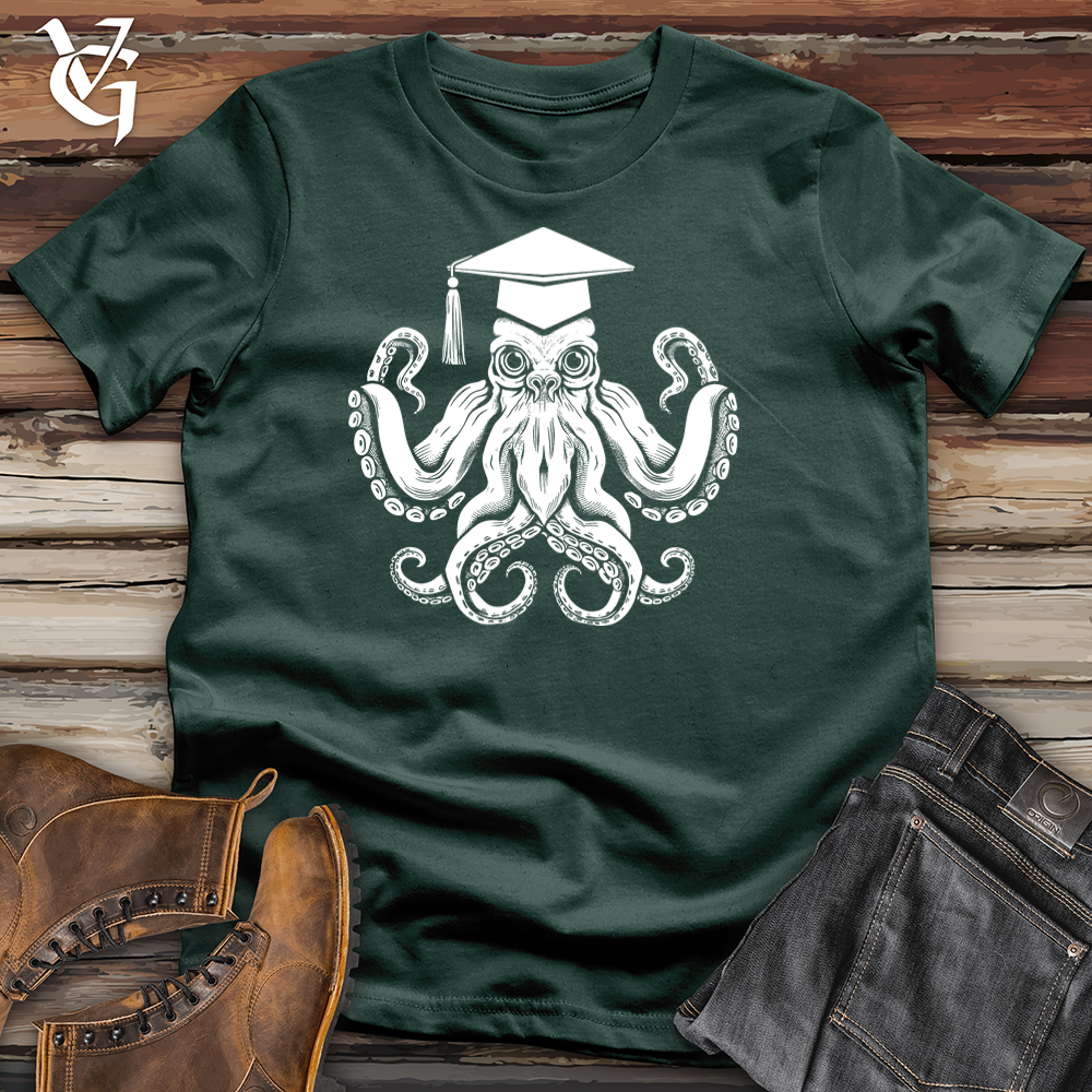 Viking Goods Intellectual Octopus Achievement Cotton Tee Forest / L