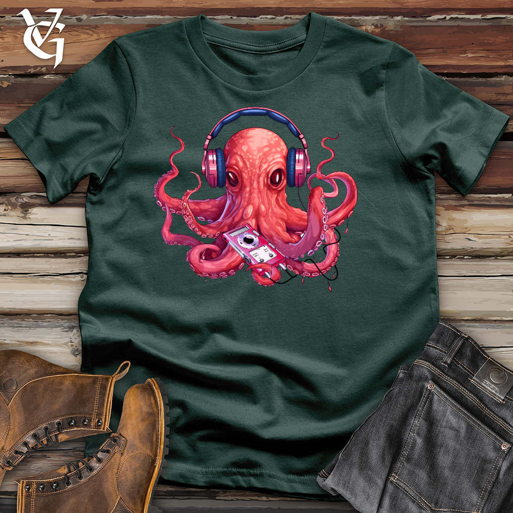 Viking Goods Jammin Octopus Cotton Tee Forest / L
