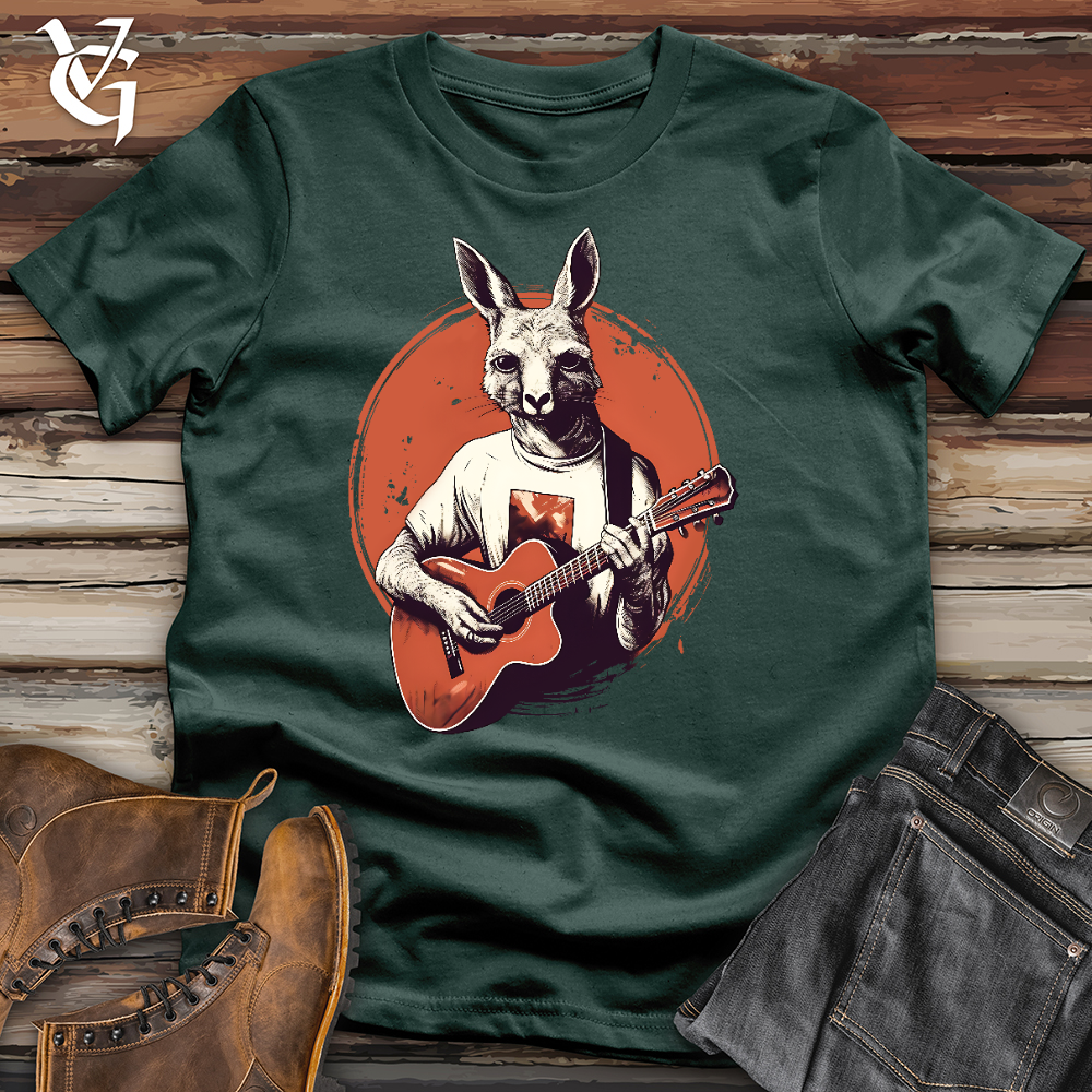 Viking Goods Kangaroo Guitarist Cotton Tee Forest / L