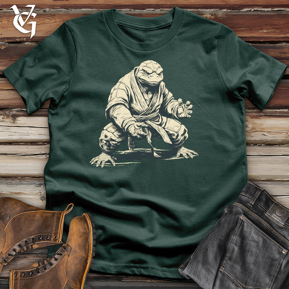 Viking Goods Karate Turtle Cotton Tee Forest / L