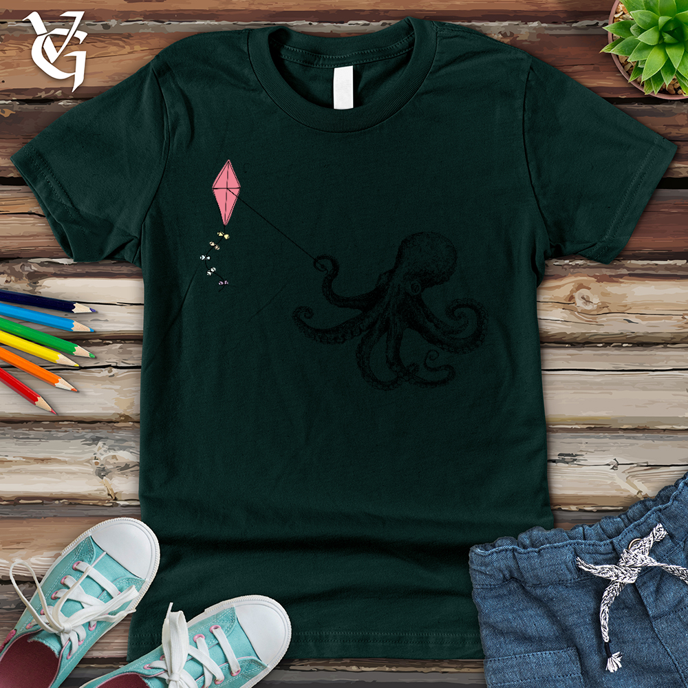 Viking Goods Octopus Flying Kyte Youth Tee Forest / L