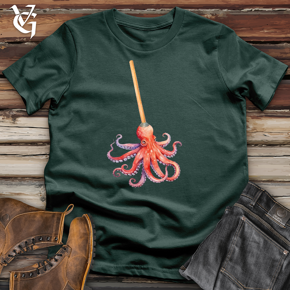 Viking Goods Octopus Mop Cotton Tee Forest / L