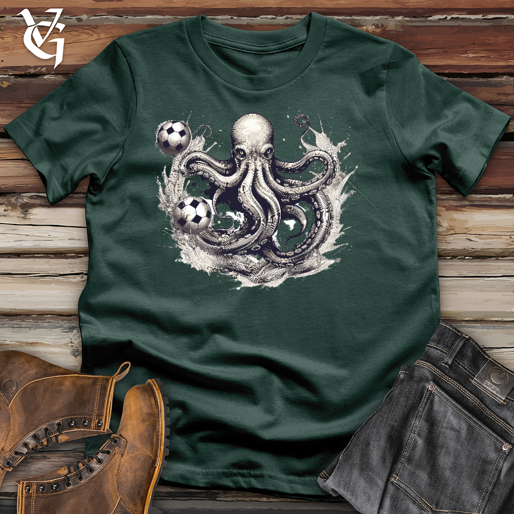 Viking Goods Octopus Soccer Star Cotton Tee Forest / L