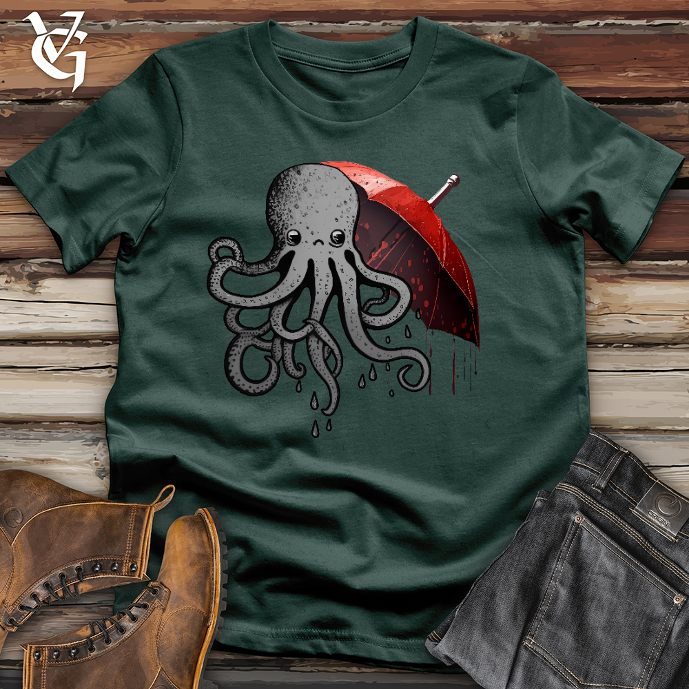 Viking Goods Octopus Umbrella Cotton Tee Forest / L