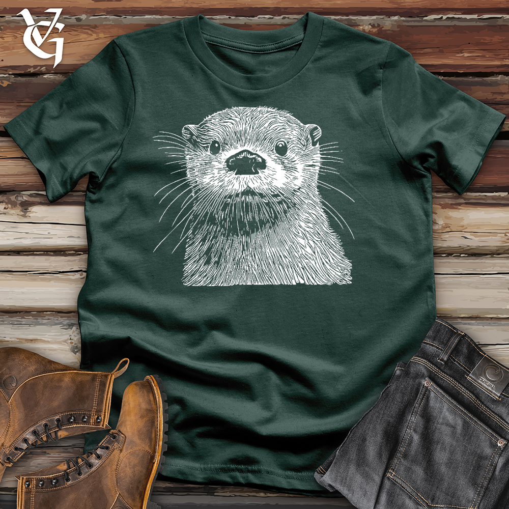 Viking Goods Otter Cotton Tee Forest / L