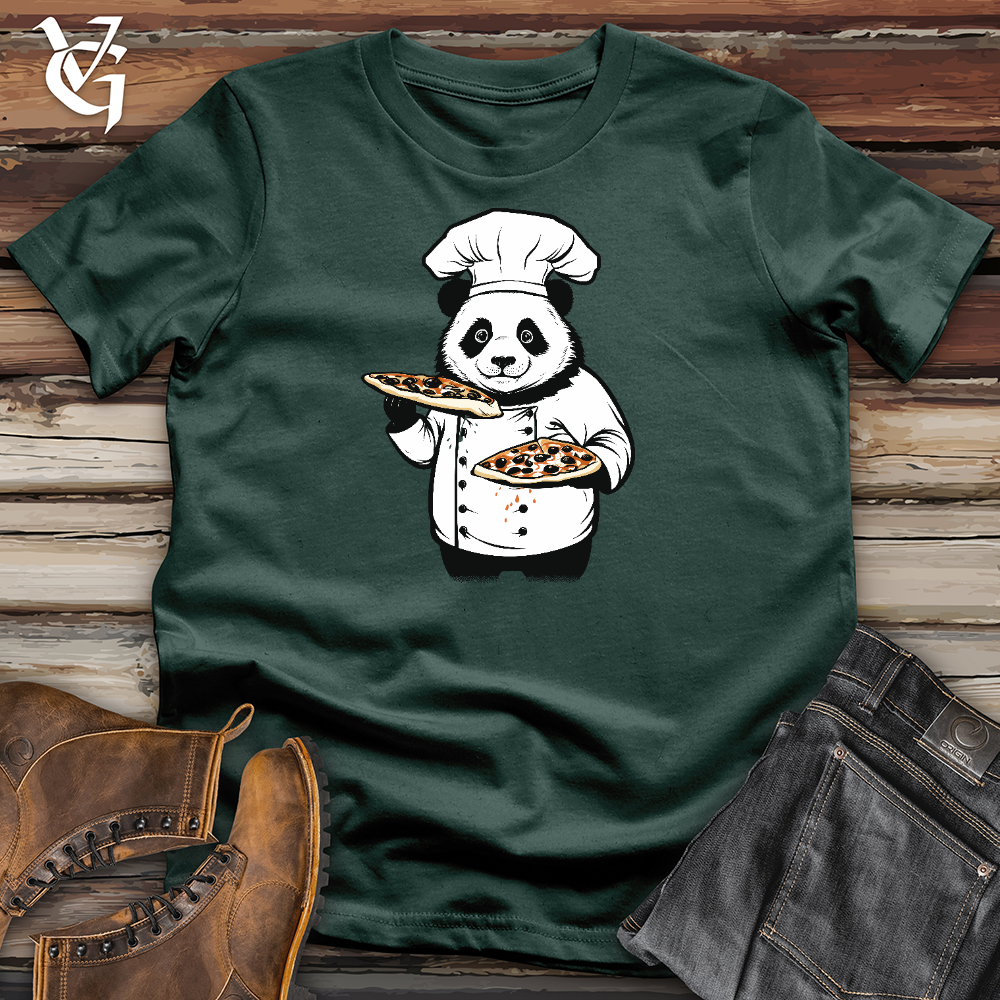 Viking Goods Panda Pizza Chef Cotton Tee Forest / L