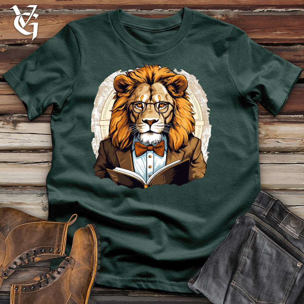 Viking Goods Professor Lion Cotton Tee Forest / L
