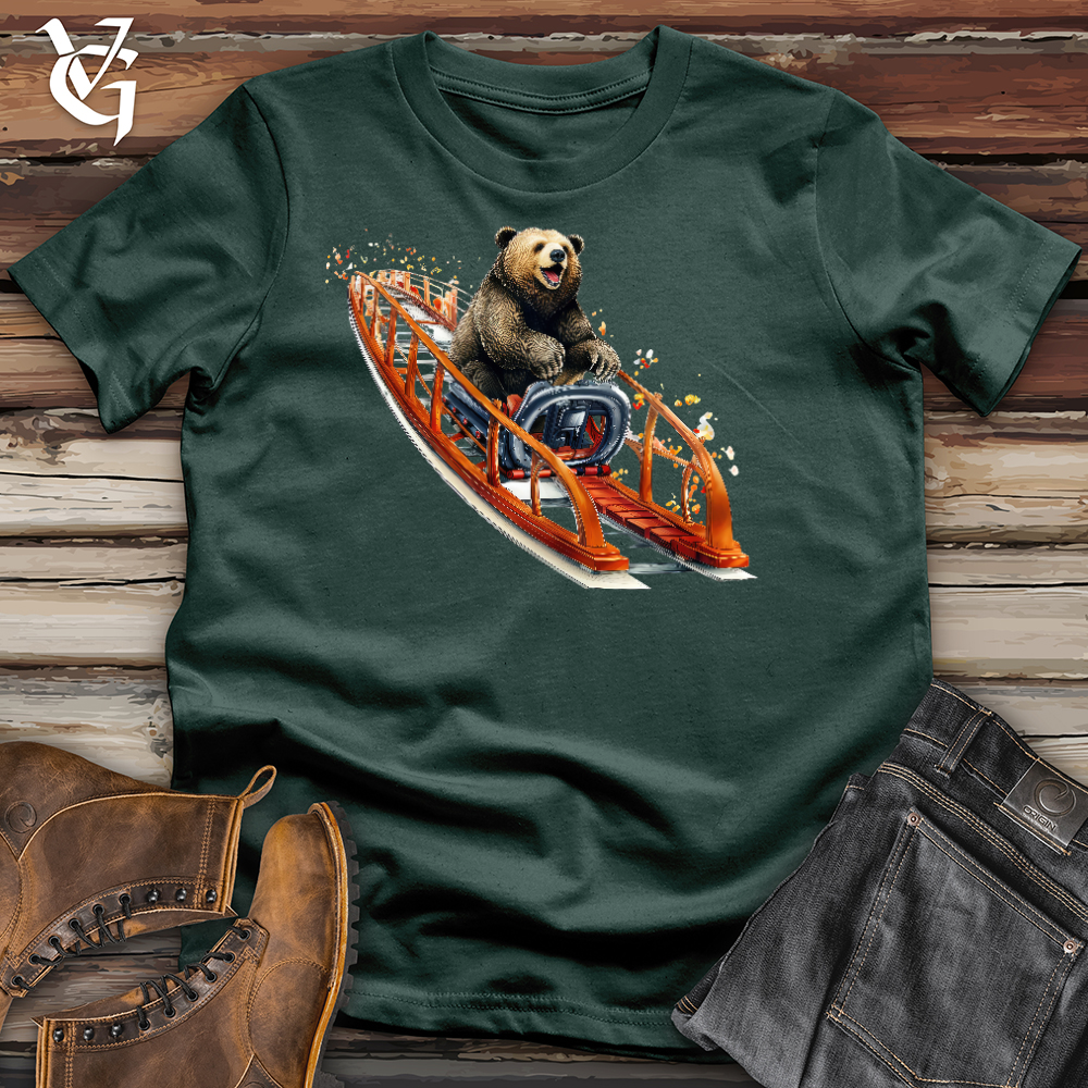Viking Goods Roller Coaster Bear Cotton Tee Forest / L
