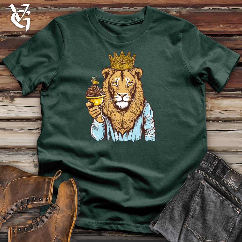 Viking Goods Royal Cupcake King Cotton Tee Forest / L