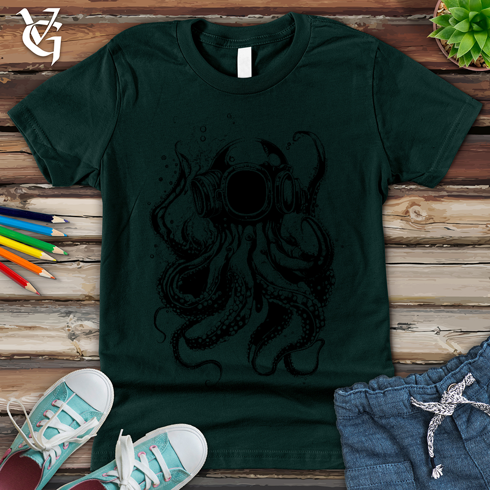 Viking Goods Scuba Octopus Youth Tee Forest / L
