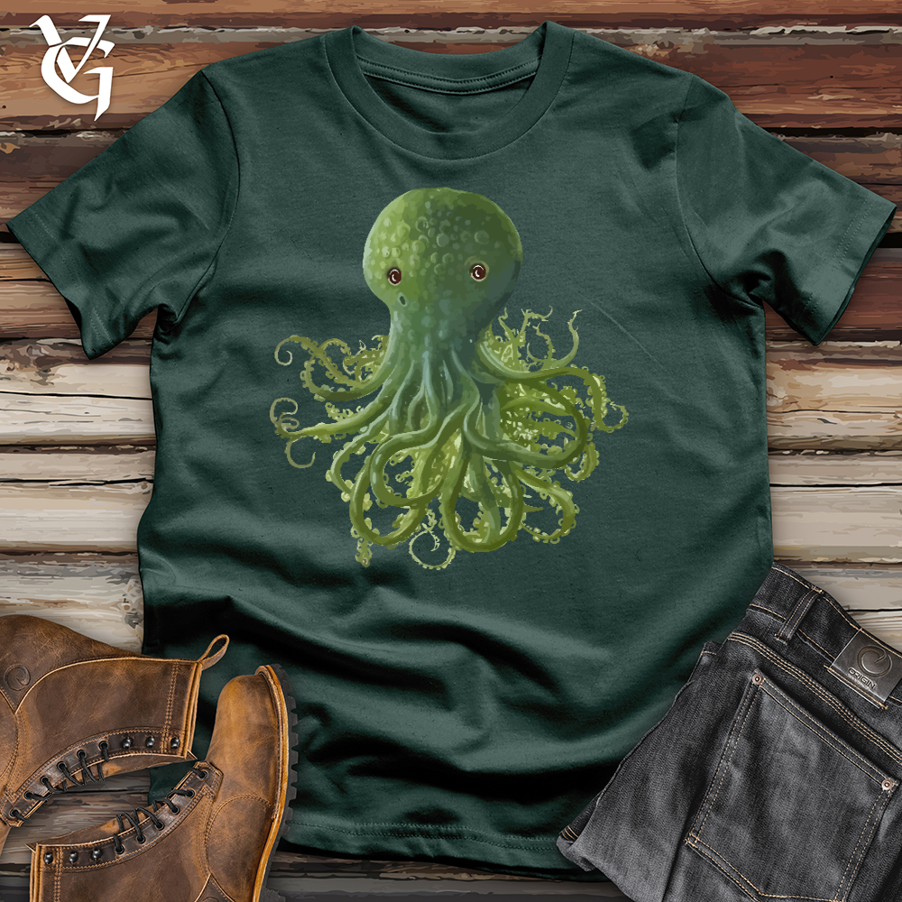 Viking Goods Seaweed Octopus Cotton Tee Forest / L