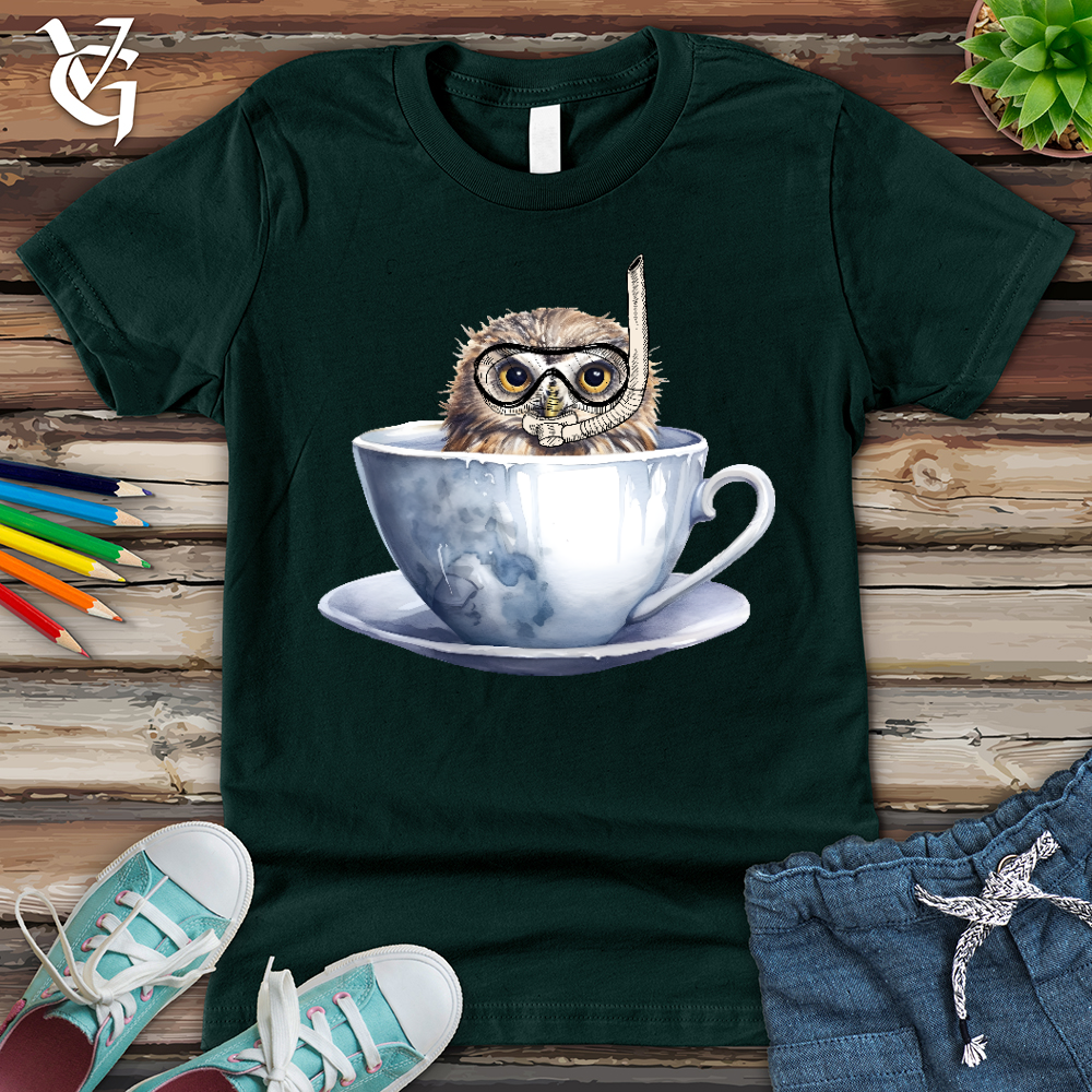 Viking Goods Snorkeling Owl Youth Tee Forest / L