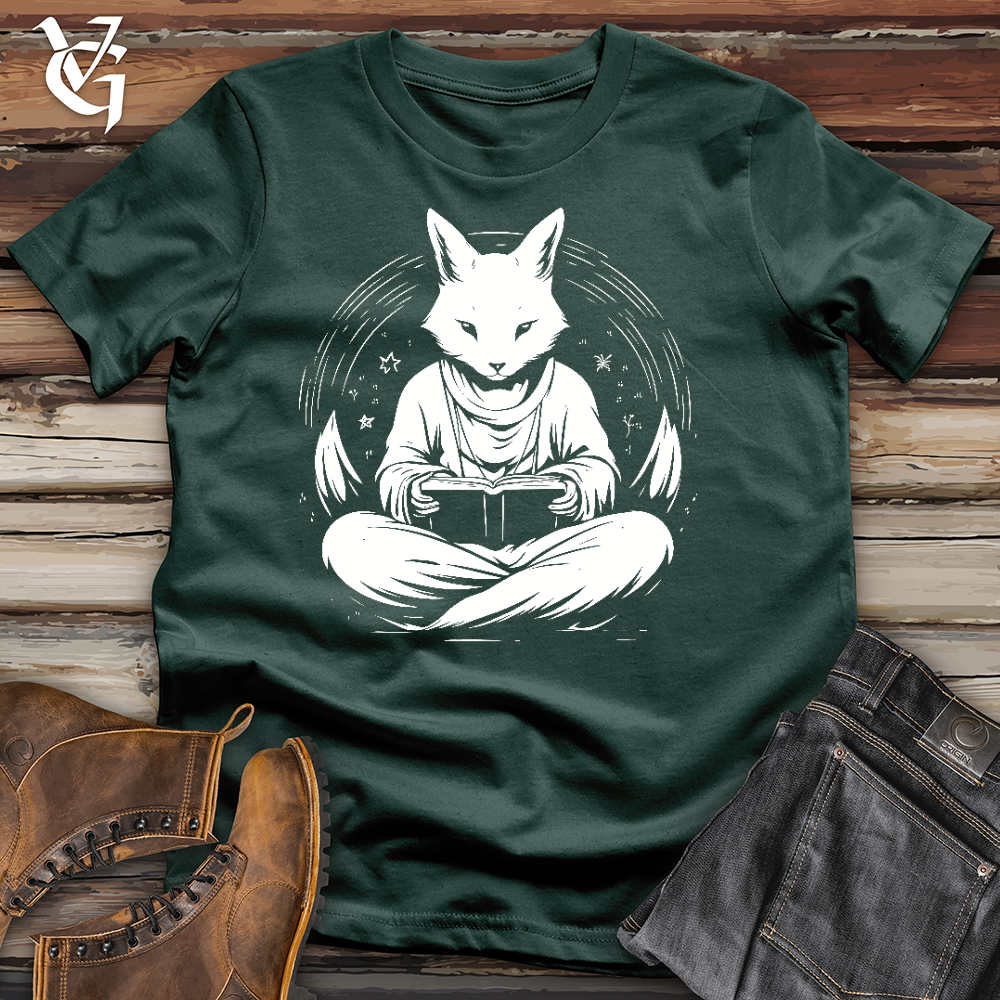 Viking Goods Studious Fox Cotton Tee Forest / L