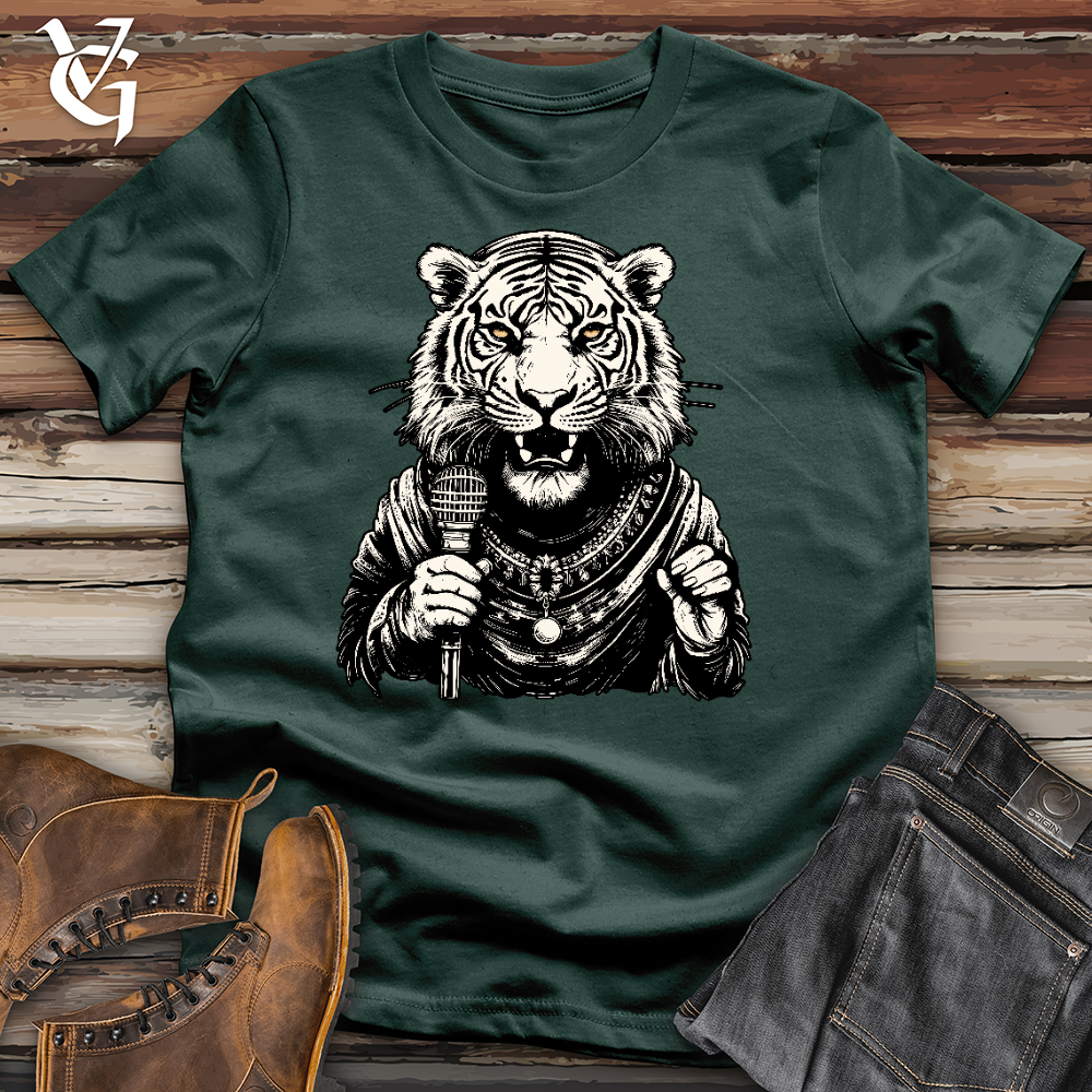 Viking Goods Tiger Lead Singer Cotton Tee Forest / L
