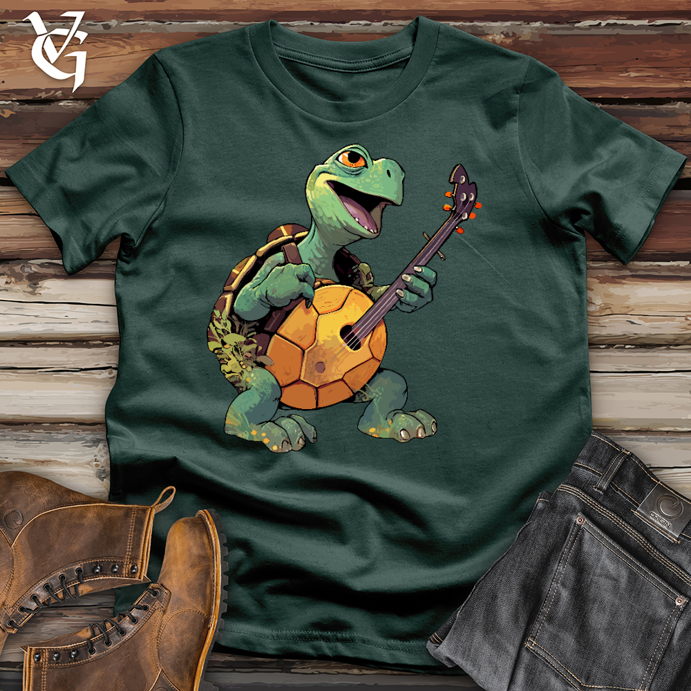 Viking Goods Turtle Rockstar Cotton Tee Forest / L