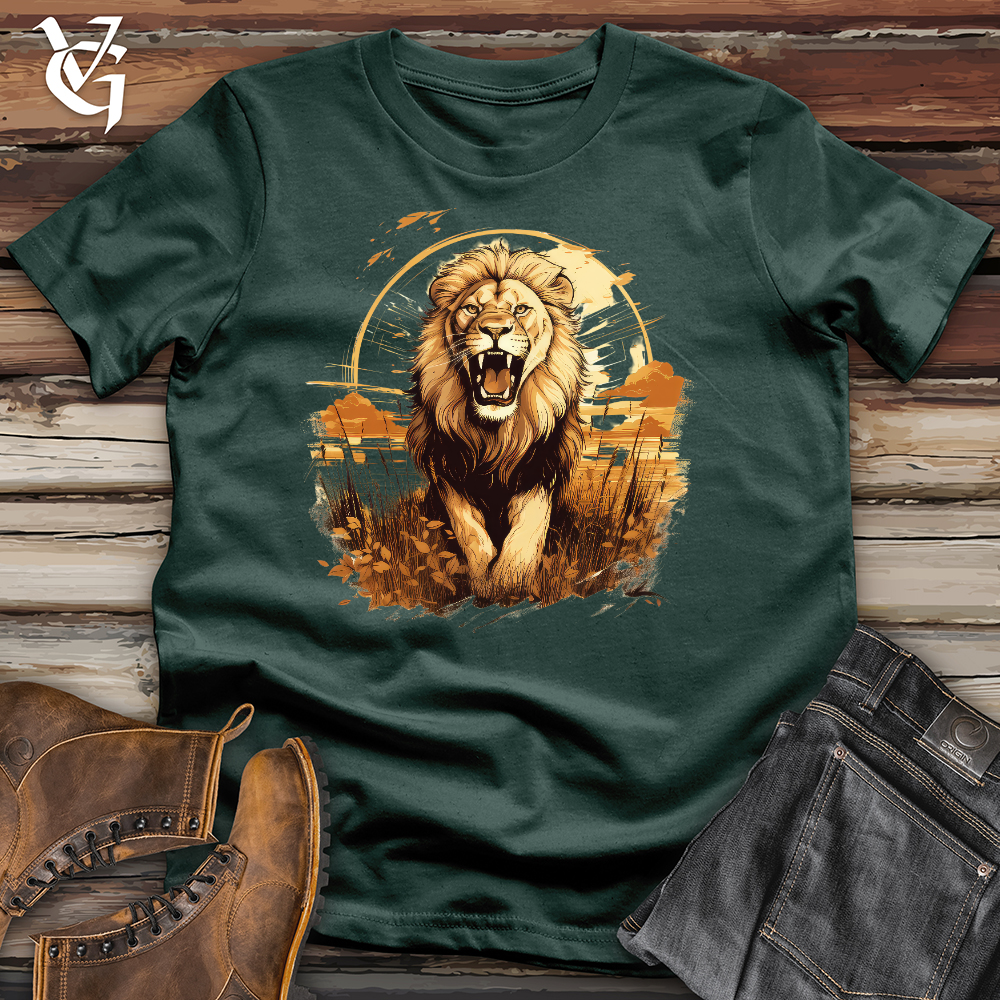 Viking Goods Untamable Lion Cotton Tee Forest / L